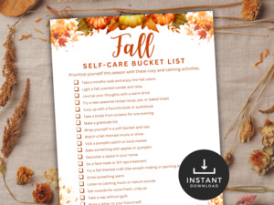 Fall Self-Care Bucket List