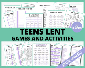 Teen Lent Games and Activities