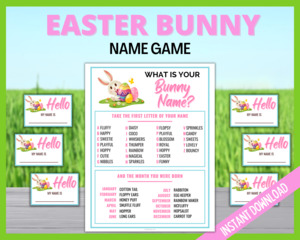 What is your Easter Bunny Name?