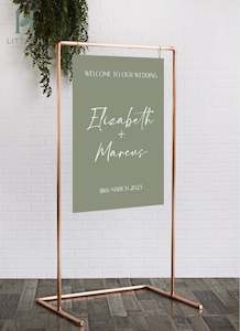 Products: Welcome Sign - Botanical Range