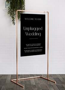 Products: Unplugged Ceremony Wedding Sign - Classic Range