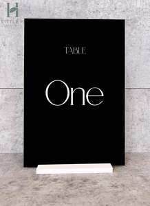 Products: Table Number - Classic Range