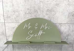 Products: Table Arch Sign - Botanical Range