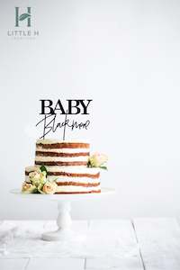 Products: Baby Shower Cake Topper