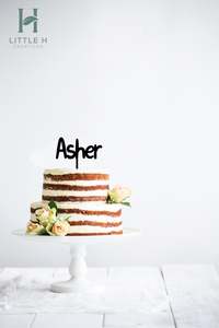 Cake Toppers All: Name Cake Topper - Standard