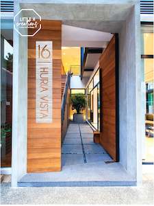 Medium Vertical street name & number