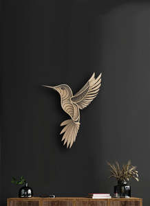 Home Decor: 3D Hummingbird Wall Art