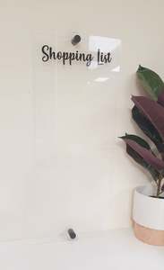 Planners Calendars: Dry Erase Shopping List
