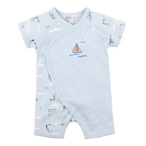 Minihaha - Remy Short Sleeve Wrap Romper