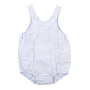 Minihaha - Pale Blue Buttonfront Romper