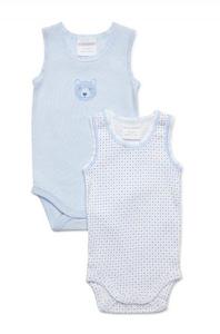 Marquise 2: Marquise - Bear Boys 2 pack Bodysinglet