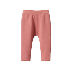 Nature Baby - Selby Waffle Pants Rose Clay