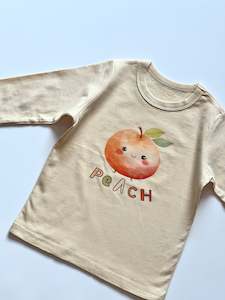 Baby Boy 0 24 Months: Tutti Fruity - Peach - Long Sleeve T-shirt