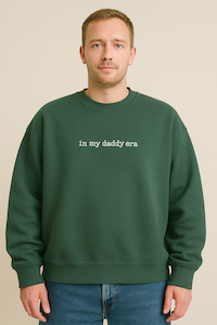 All Collection: Personalised Embroidered 'In my daddy/ dad era' Sweater