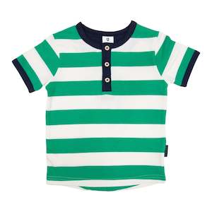 Korango - Bold Stripe Tee - Green