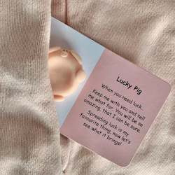 Positivity: Little Joys Worry Stone - Lucky Pig