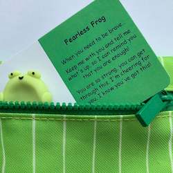 Positivity: Little Joys Worry Stone - Fearless Frog