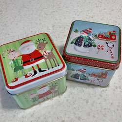 Square Christmas Tin for all Little Joys Products