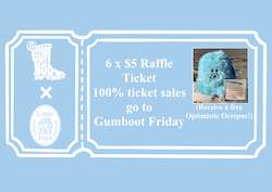 Donate A Littlejoys Product: 6 Raffle Tickets with Free Optimistic Octopus