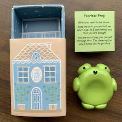 Metal Worry Stones: Fearless Frog Metal Worry Stone