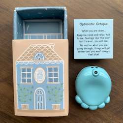 Optimistic Octopus Metal Worry Stone