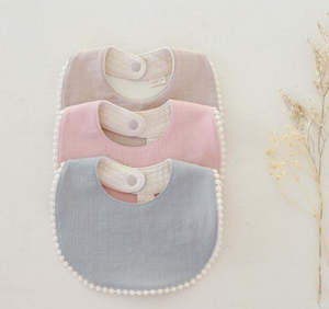 Bibs Bonnets: Double sided Organic bib