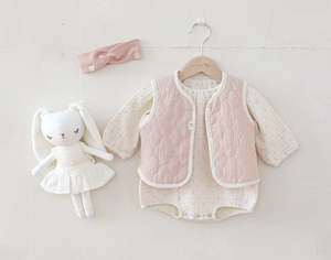 Bily: Pastel Quilted Vest