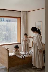 Lumi Shirred Cotton Dress