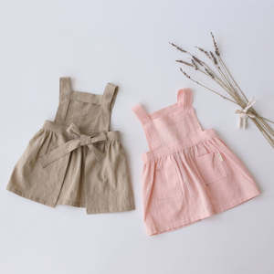 Bily Linen Apron - Kid's