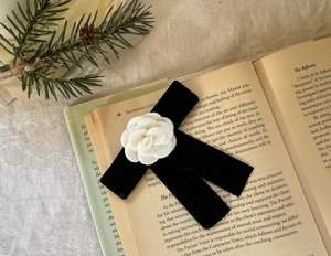 Bily Fw 22 Collection: Sophie Velvet Rose Brooch