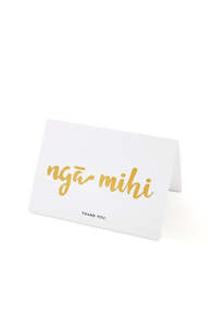 Greeting Cards: Thank You - Ngā mihi Gift Card
