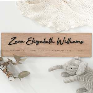 Disc: Wooden Birth Ruler