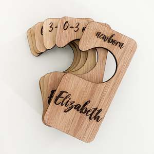 Clothing Dividers: Wooden Baby Clothing Dividers Custom
