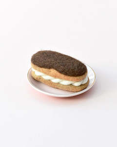 Felt Play Food: Tara Treasures | Felt Play Food, Chocolate Eclair