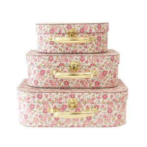 Decor And Lighting: Alimrose | Carry Case Set 3pcs - Rose Garden