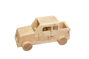 Toys: Q Toys | Wooden Safari Jeep