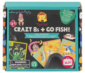 Games: Tiger Tribe | Crazy 8s + Go Fish! Card Game