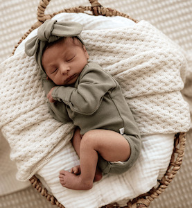 Headbands: Snuggle Hunny Kids | Dewkist Ribbed Topknot