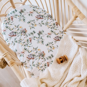 Snuggle Hunny Kids | Bassinet Sheet / Change Pad Cover - Eucalypt