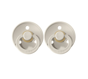 Bibs Dummies: BIBS Pacifier Duo Pack - Sand (Light Grey) - Size 3 | BIBS Dummies