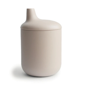 Grip Cups: MUSHIE | SILICONE SIPPY CUP - SHIFTING SAND