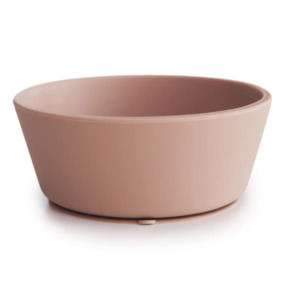 Stickie Plates: MUSHIE | SILICONE SUCTION BOWL - BLUSH