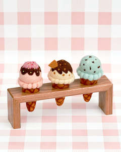 Toys: Tara Treasures | Felt Play Food, Ice Cream Cone Holder