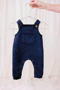 Wear: Confetti Kidz | Overalls, Navy Fleece