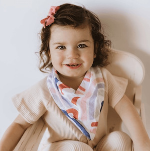 Bold And Bright: Snuggle Hunny Kids | Rainbow Dribble Bib