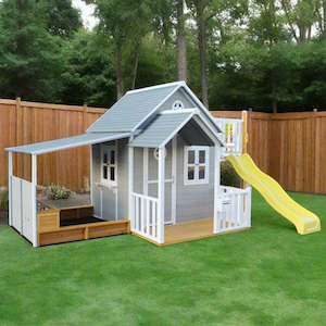 Playhouses: Little Lux Dream Scape Den with Kitchen