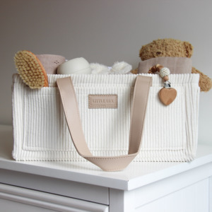 Little Lux Sleep Nappy Caddy - White