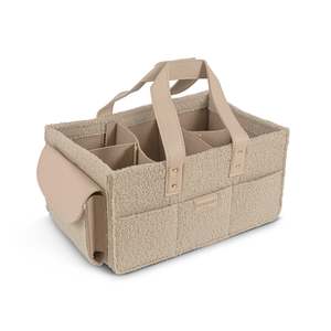 Products: Little Lux Sleep Nappy Caddy - Beige Teddy