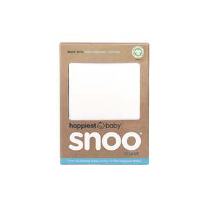 Snoo Smart Sleeper: 100% Organic Cotton SNOO Baby Bassinet Fitted Sheet - Ivory