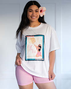 Call Your Tribe Oversized T-Shirt - White